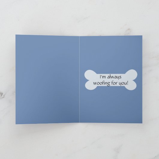 Cute German Shepherd Wenskaart Kaart (Binnen)