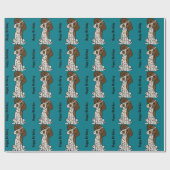 Cute German Shorthaired Pointer Puppy dog Cadeaupapier (Vlak)