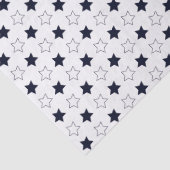 Cute geslacht neutraal patroon wit & zwarte ster tissuepapier (Detail)