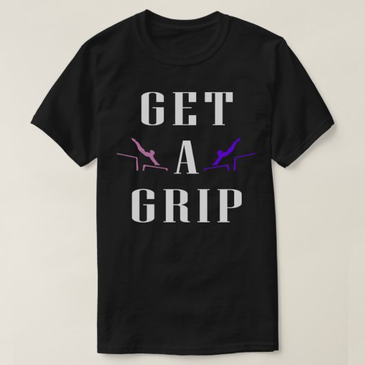 Cute Get Grip Girls Gymnastiek design T-shirt (Design voorkant)