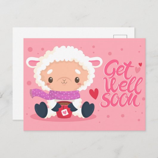 Cute get Snel Briefkaart (Voorkant / Achterkant)