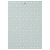 Cute Gevist Beer Star Sailboat Kinder Monogram Klembord (Achterkant)