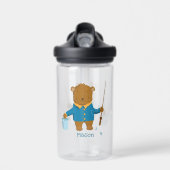 Cute Gevist bruin Beer Kind Water Flacon Waterfles (Voorkant)