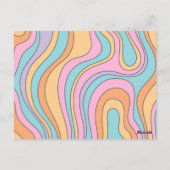 Cute Ghost Adoption Certificate Briefkaart (Achterkant)