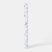 Cute Ghost and Spider Web Halloween Pattern iPhone 16 Hoesje (Linkerkant)