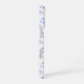 Cute Ghost and Spider Web Halloween Pattern iPhone 16 Hoesje (Rechterkant)