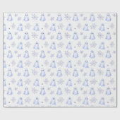 Cute Ghost and Spiderweb Halloween Cadeaupapier (Vlak)