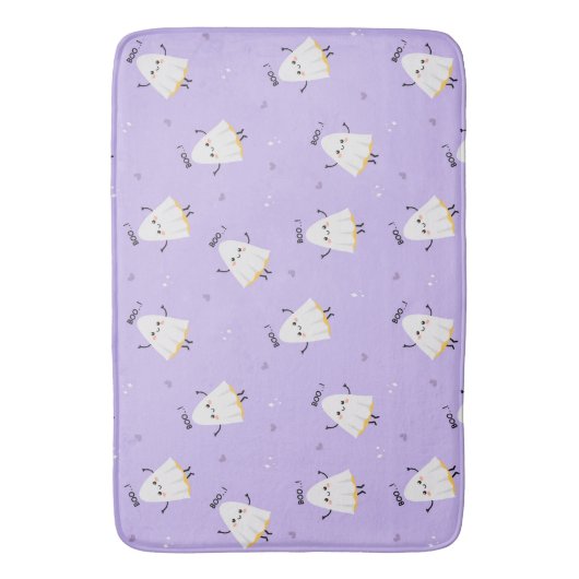 Cute Ghost Badmat (Voorkant Verticaal)