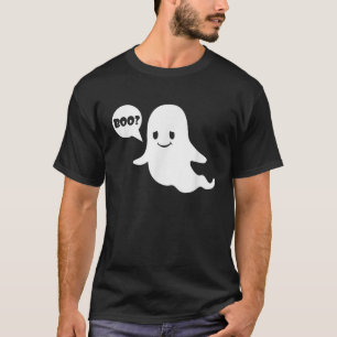 Cute Ghost Boo Funny Ghost Afbeelding Halloween Co T-shirt