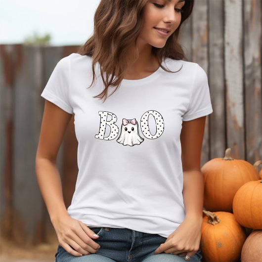 Cute Ghost Boo Halloween T-shirt