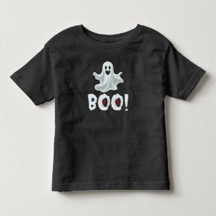 Cute Ghost Boo Peuter Halloween T-Shirt
