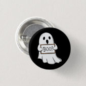 Cute Ghost BOO Sign Pin Button (Voorkant /achterkant)