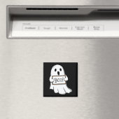 Cute Ghost BOO Sign Pin Button Magneet (Insitu (Vaatwasser))