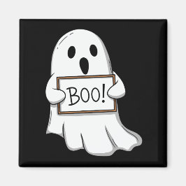 Cute Ghost BOO Sign Pin Button Magneet