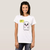 Cute Ghost Boo T-Shirt (Voorkant volledig)