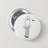 Cute Ghost Button (Voorkant /achterkant)