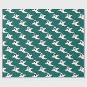 Cute Ghost Cadeaupapier (Vlak)