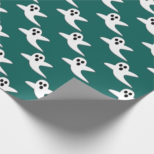 Cute Ghost Cadeaupapier (Hoek)