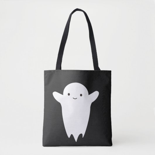 Cute Ghost Canvas tas (Voorkant)