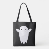 Cute Ghost Canvas tas (Achterkant)