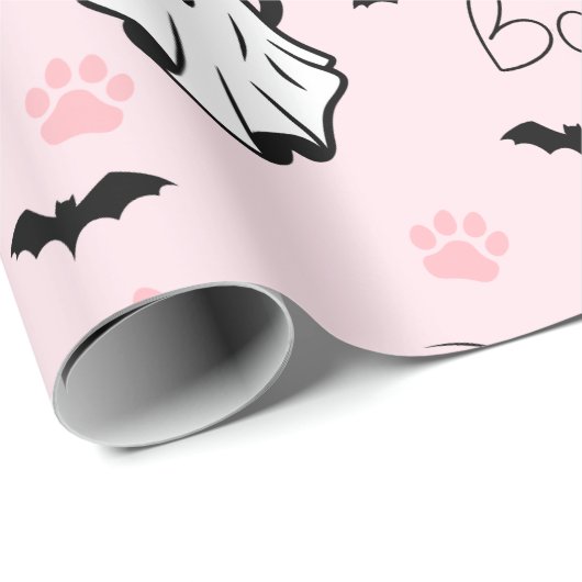 Cute Ghost Cats Halloween Cadeaupapier (Rol Hoek)