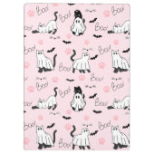 Cute Ghost Cats Halloween Klembord (Achterkant)