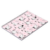 Cute Ghost Cats Halloween Notitieboek (Linkerzijde)