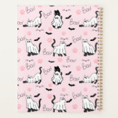 Cute Ghost Cats Halloween Planner (Achterkant)