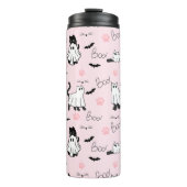 Cute Ghost Cats Halloween Thermosbeker (Voorkant)