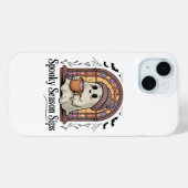 Cute Ghost Coffee Halloween Phone Case (Achterkant (horizontaal))
