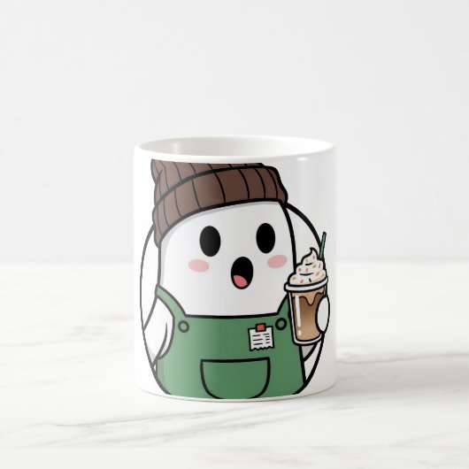 Cute Ghost Coffee Mug Koffiemok (Center)