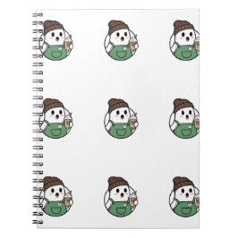Cute Ghost Coffee Notebook Notitieboek