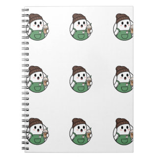 Cute Ghost Coffee Notebook Notitieboek