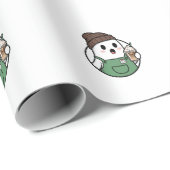 Cute Ghost Coffee Paper Cup – Funny Cartoon Dispos Cadeaupapier (Rol Hoek)