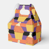 Cute Ghost Cupcake Halloween Party Favor Box Bedankdoosjes (Voorkant Zijde)