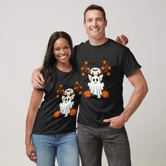 Cute Ghost Deer T-shirt (Unisex)