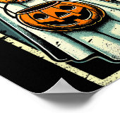 Cute Ghost Dog Men Women Kids Halloween Funny Ghos Poster (Hoek)