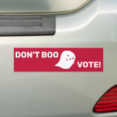 Cute Ghost Don't Boo, stem! Bumpersticker (Op auto)