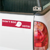 Cute Ghost Don't Boo, stem! Bumpersticker (Op Truck)