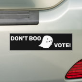 Cute Ghost Don't Boo, stem! Bumpersticker (Op auto)