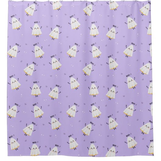 Cute Ghost Douchegordijn (Voorkant)