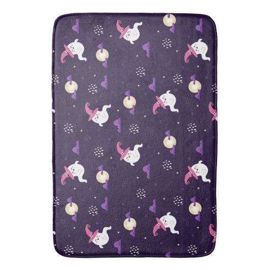 Cute Ghost en Moons Badmat (Voorkant Verticaal)