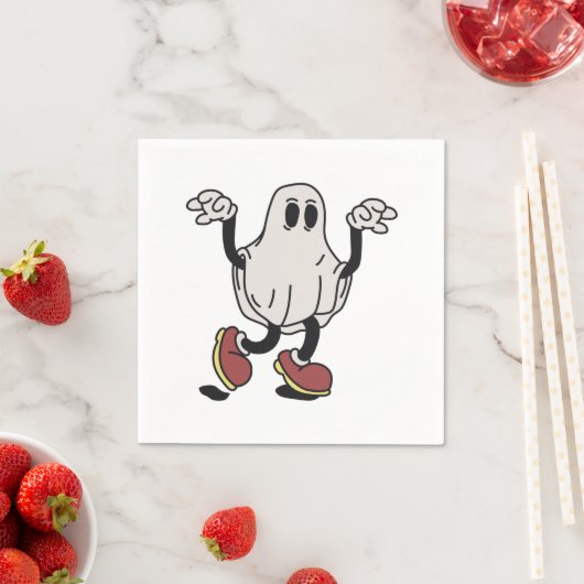 Cute ghost enjoying servet (Insitu)