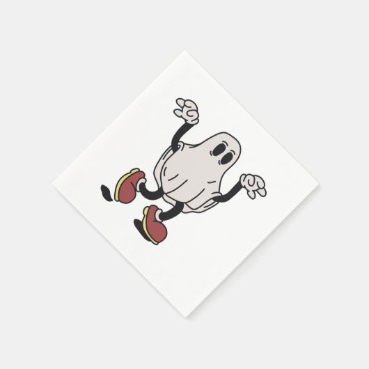 Cute ghost enjoying servet (Hoek)