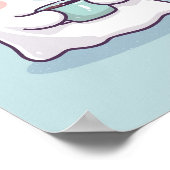 Cute Ghost "Existential Dread But Make It Cute"  Poster (Hoek)