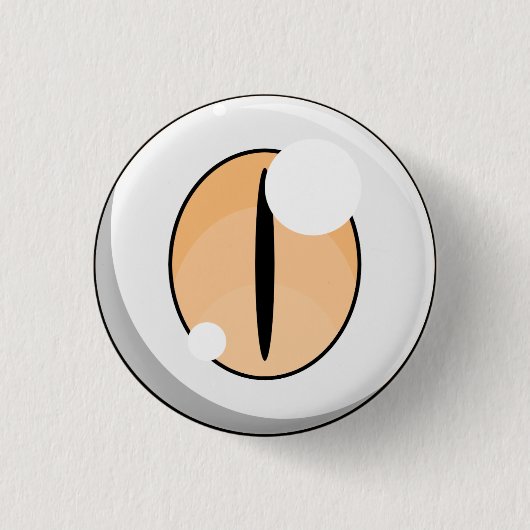 Cute Ghost Eyeball Button (Voorkant)