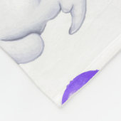 Cute Ghost Fleece Deken (Hoek)