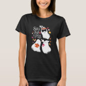 Cute Ghost Funny Halloween Design T-shirt (Voorkant)