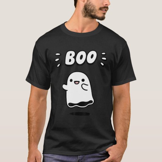 Cute Ghost Gezegde Boo Ghost Girl Kind Funny Hwe T-shirt (Voorkant)