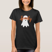 Cute Ghost Gezegde Boo Ghost Spooky Halloween T-shirt (Voorkant)